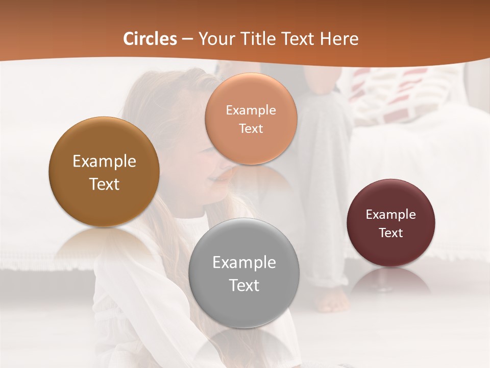 Sad Little Parent PowerPoint Template