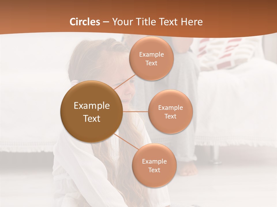 Sad Little Parent PowerPoint Template