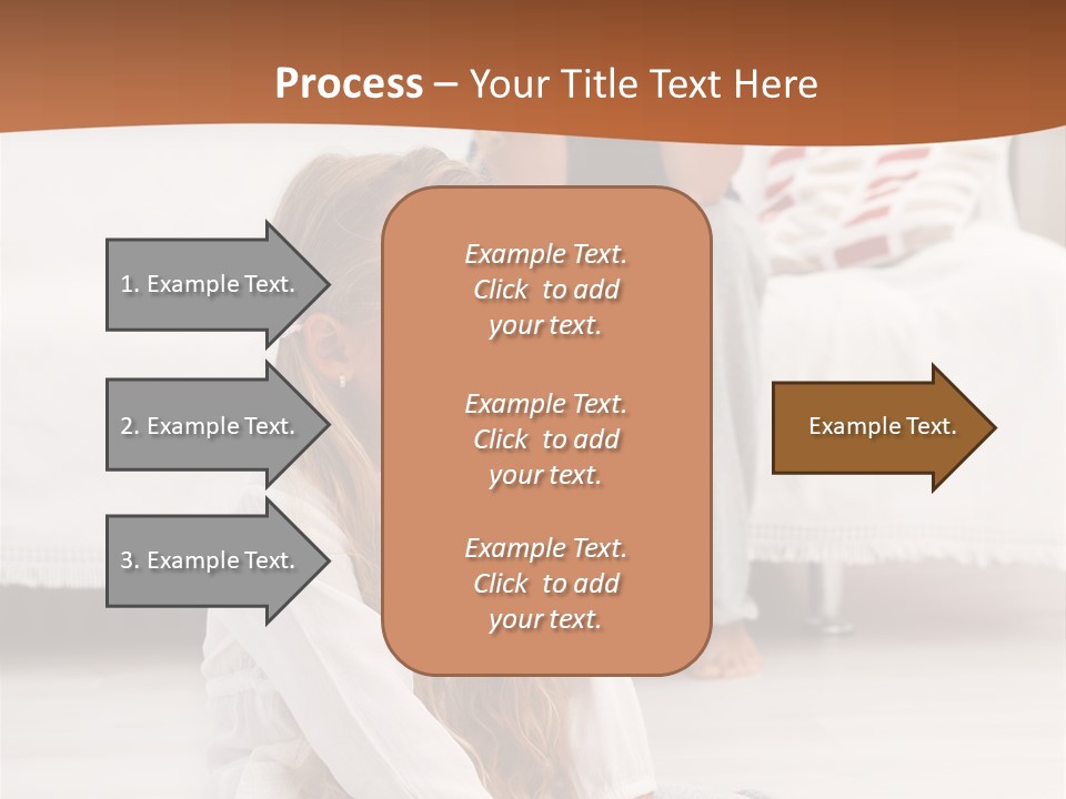 Sad Little Parent PowerPoint Template