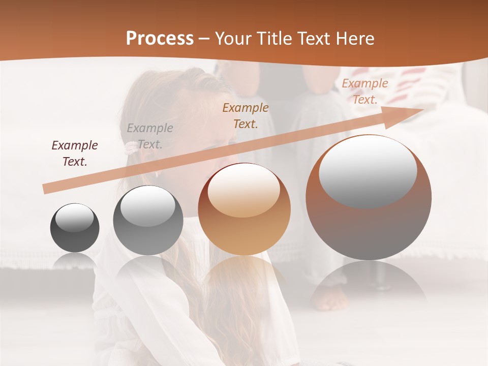 Sad Little Parent PowerPoint Template