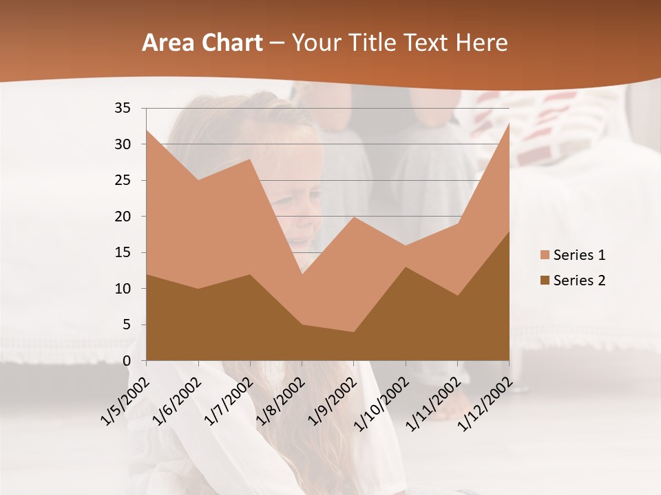 Sad Little Parent PowerPoint Template