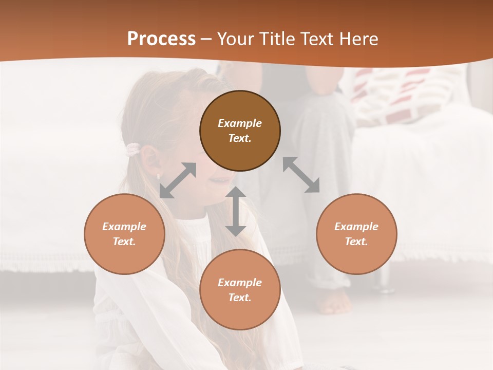 Sad Little Parent PowerPoint Template