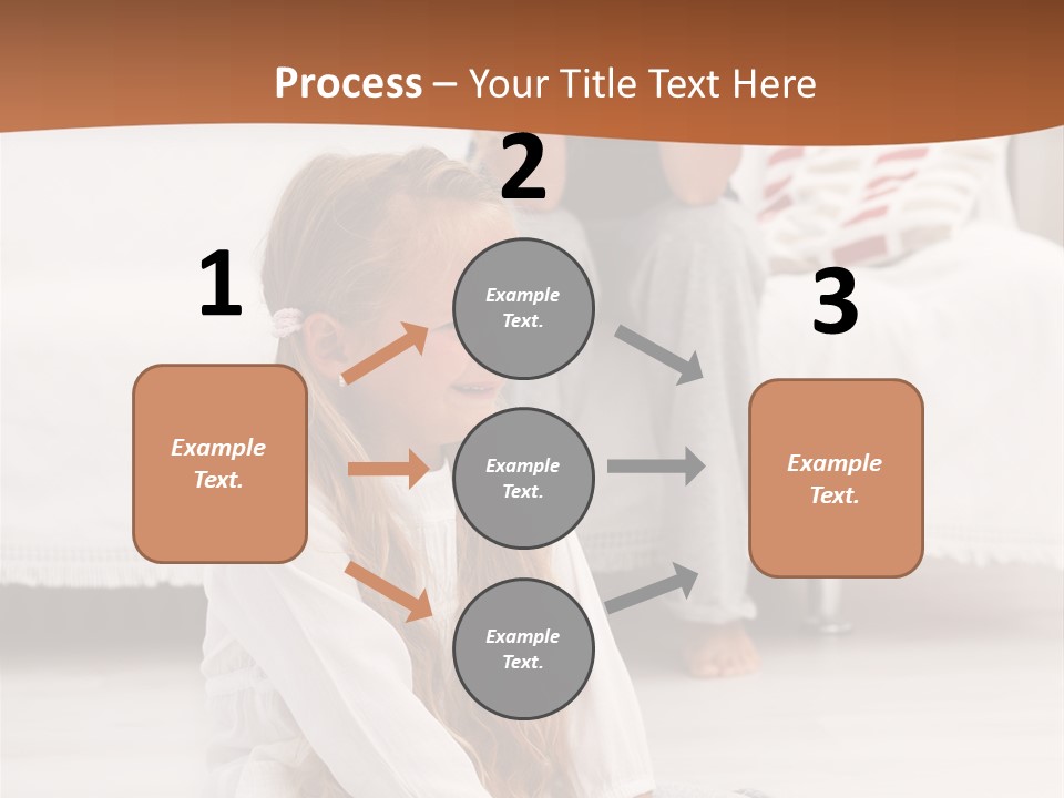 Sad Little Parent PowerPoint Template