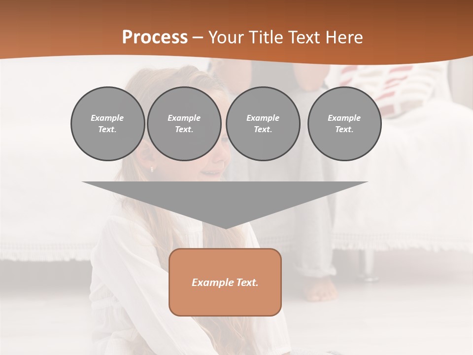 Sad Little Parent PowerPoint Template