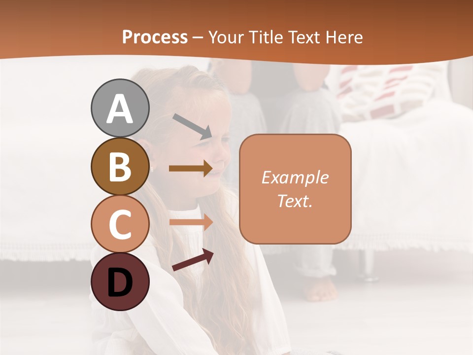 Sad Little Parent PowerPoint Template
