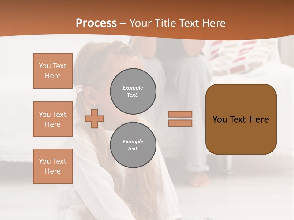Sad Little Parent PowerPoint Template