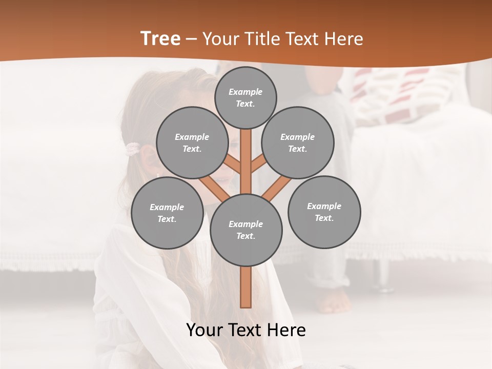 Sad Little Parent PowerPoint Template