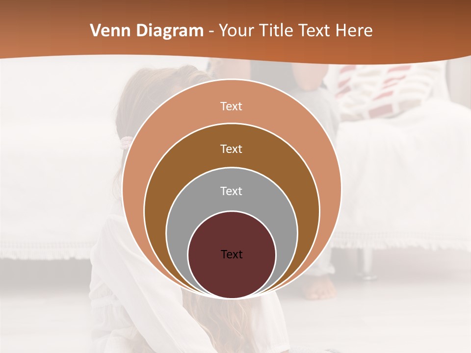 Sad Little Parent PowerPoint Template