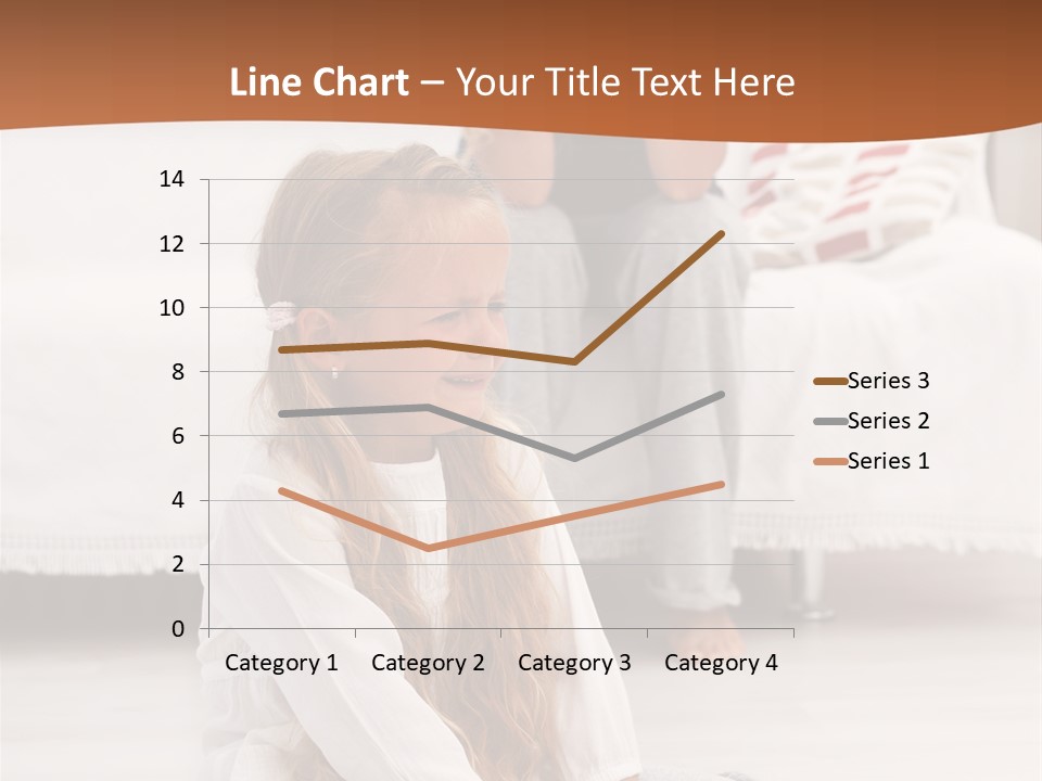 Sad Little Parent PowerPoint Template