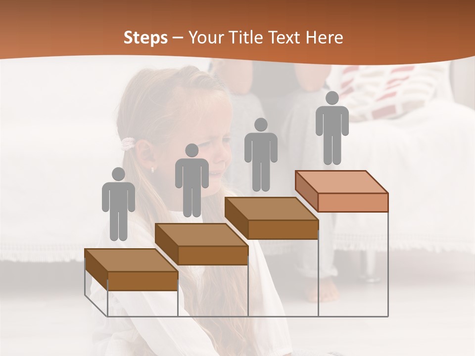 Sad Little Parent PowerPoint Template