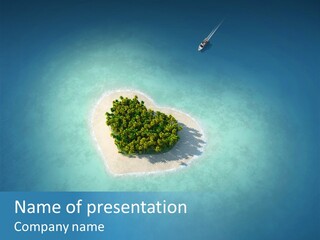 Sand Beach Wave PowerPoint Template