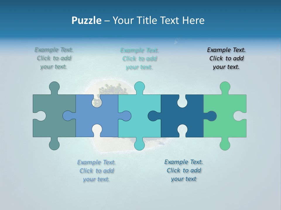 Sand Beach Wave PowerPoint Template