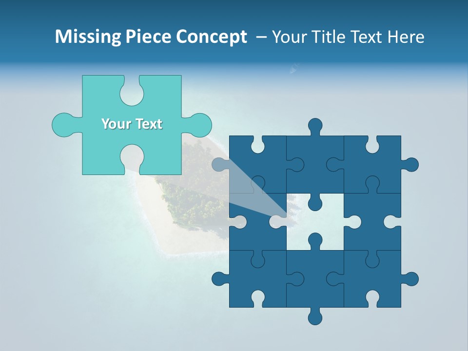 Sand Beach Wave PowerPoint Template