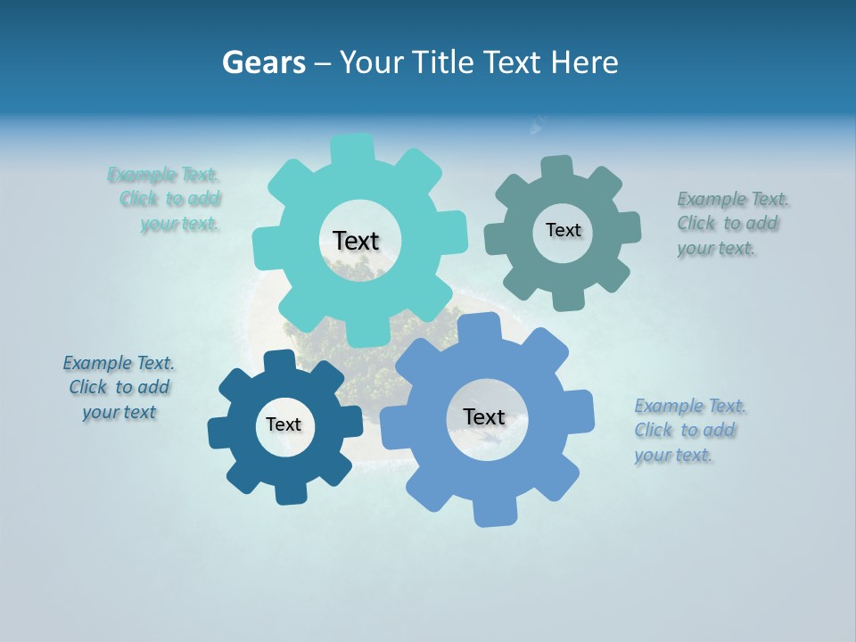 Sand Beach Wave PowerPoint Template