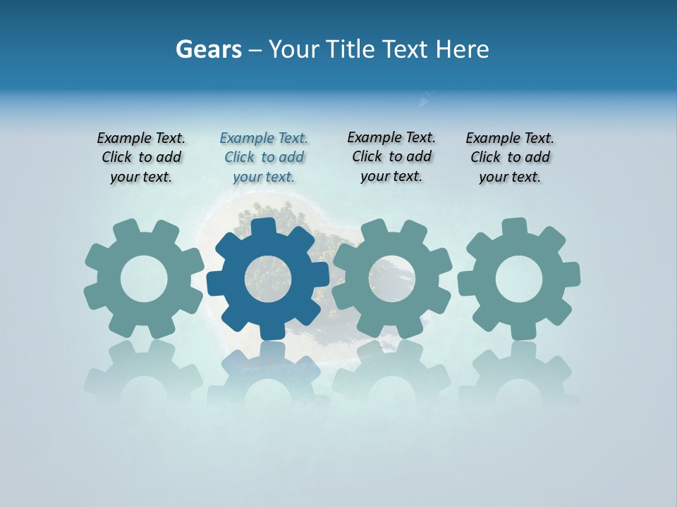 Sand Beach Wave PowerPoint Template