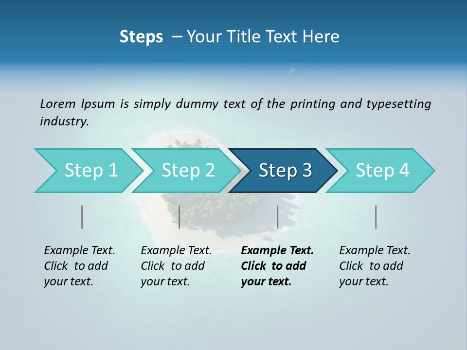 Sand Beach Wave PowerPoint Template