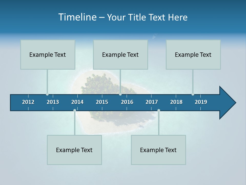 Sand Beach Wave PowerPoint Template