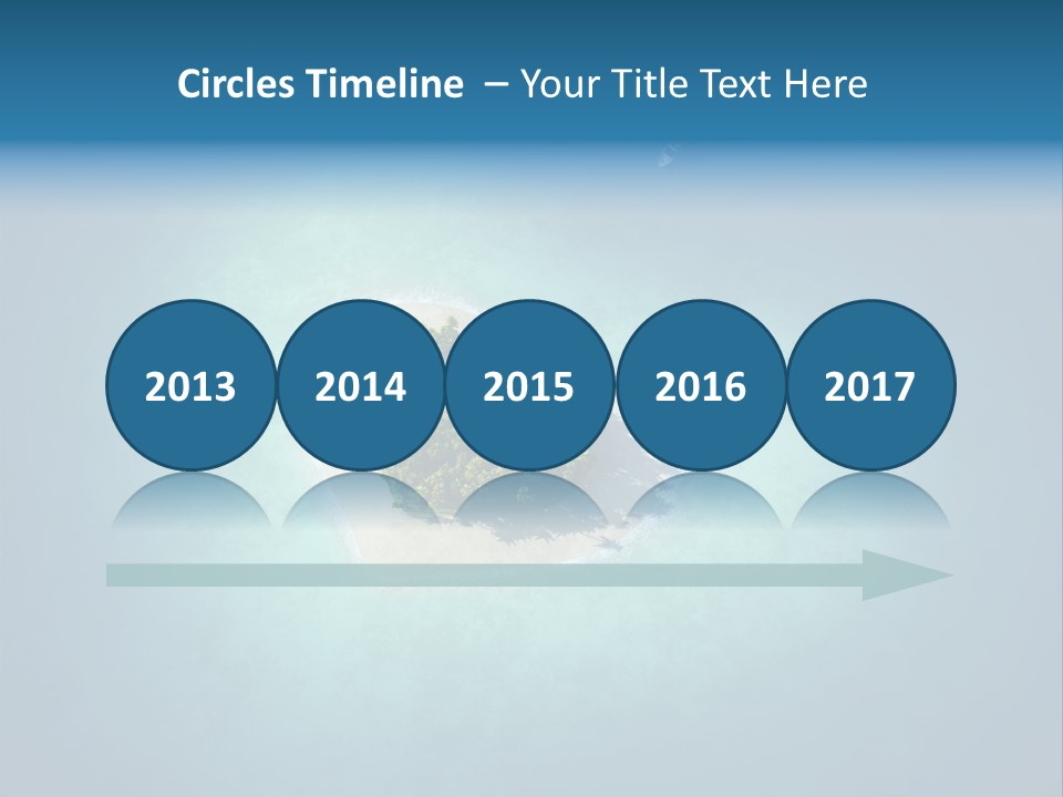 Sand Beach Wave PowerPoint Template