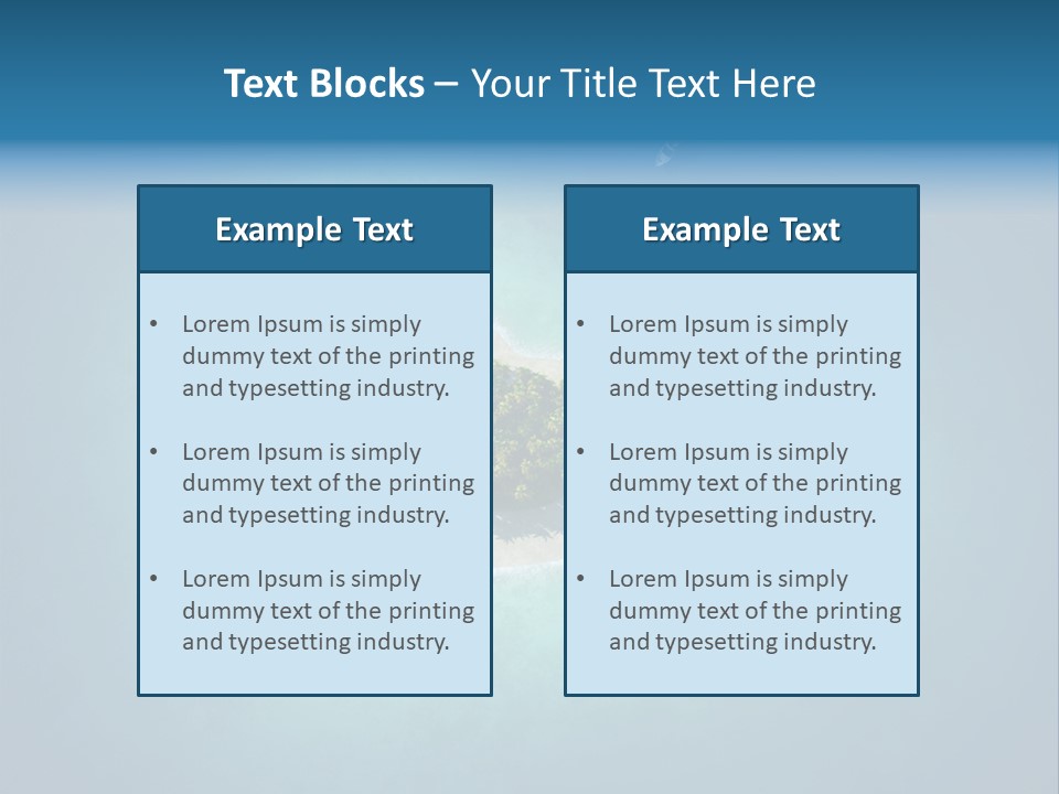 Sand Beach Wave PowerPoint Template