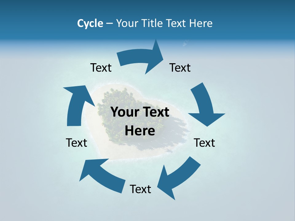 Sand Beach Wave PowerPoint Template