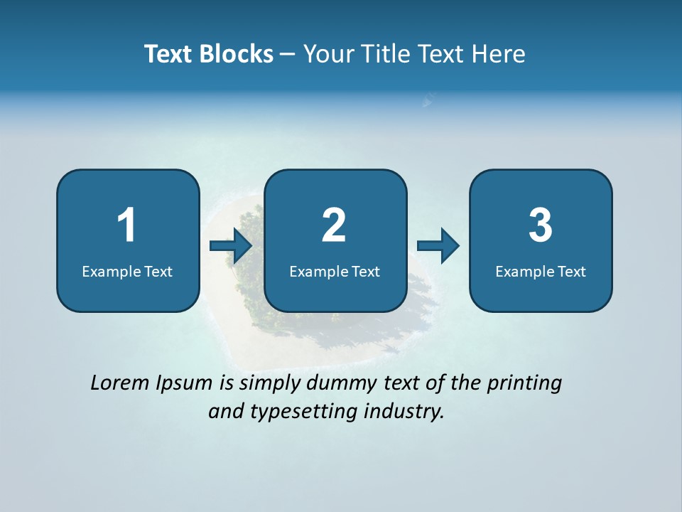 Sand Beach Wave PowerPoint Template