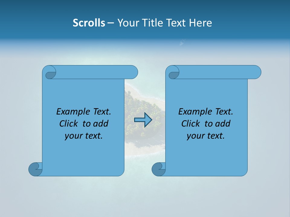 Sand Beach Wave PowerPoint Template