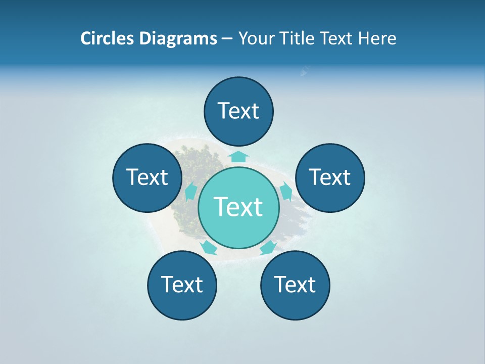 Sand Beach Wave PowerPoint Template