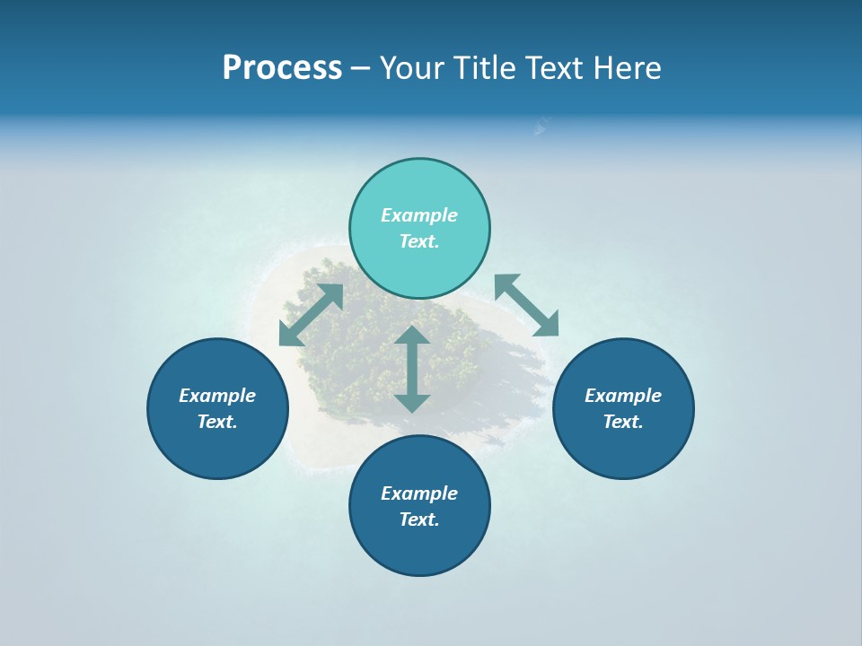 Sand Beach Wave PowerPoint Template