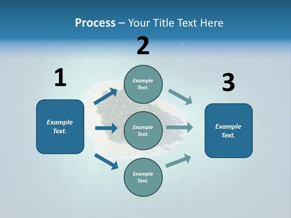 Sand Beach Wave PowerPoint Template