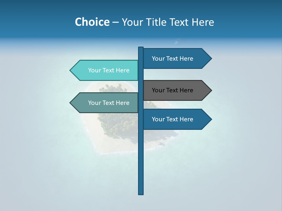 Sand Beach Wave PowerPoint Template