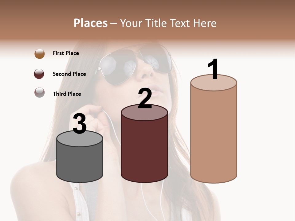 Isolated Eye Agent PowerPoint Template