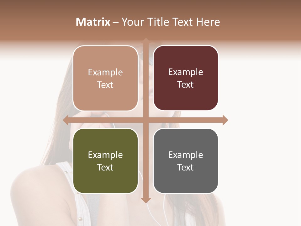 Isolated Eye Agent PowerPoint Template