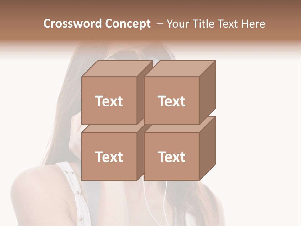 Isolated Eye Agent PowerPoint Template