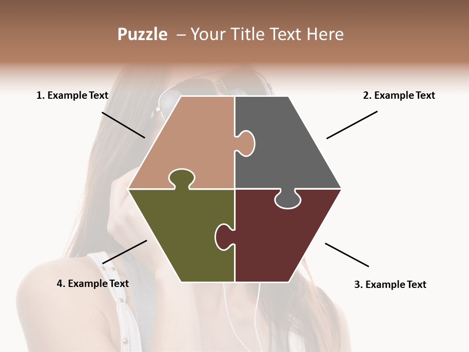 Isolated Eye Agent PowerPoint Template