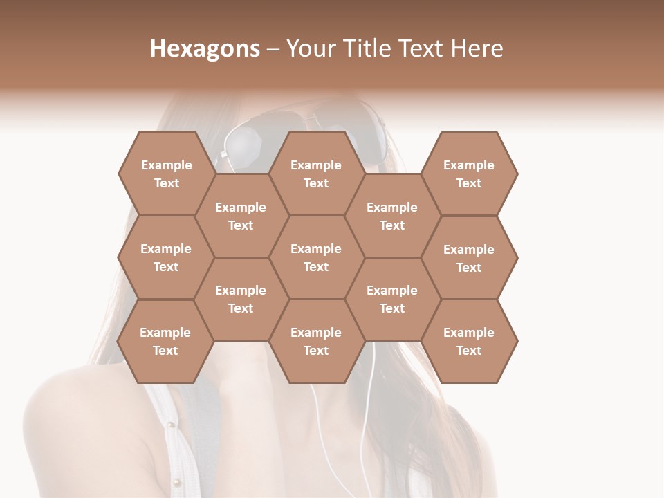 Isolated Eye Agent PowerPoint Template