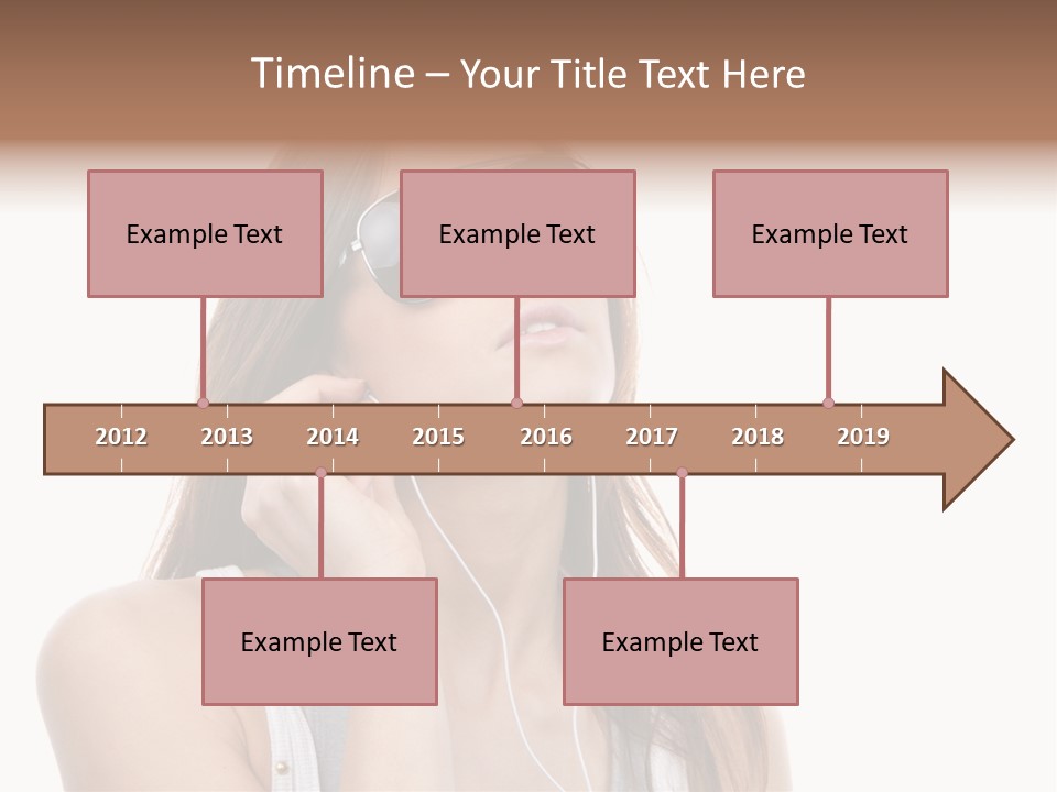Isolated Eye Agent PowerPoint Template