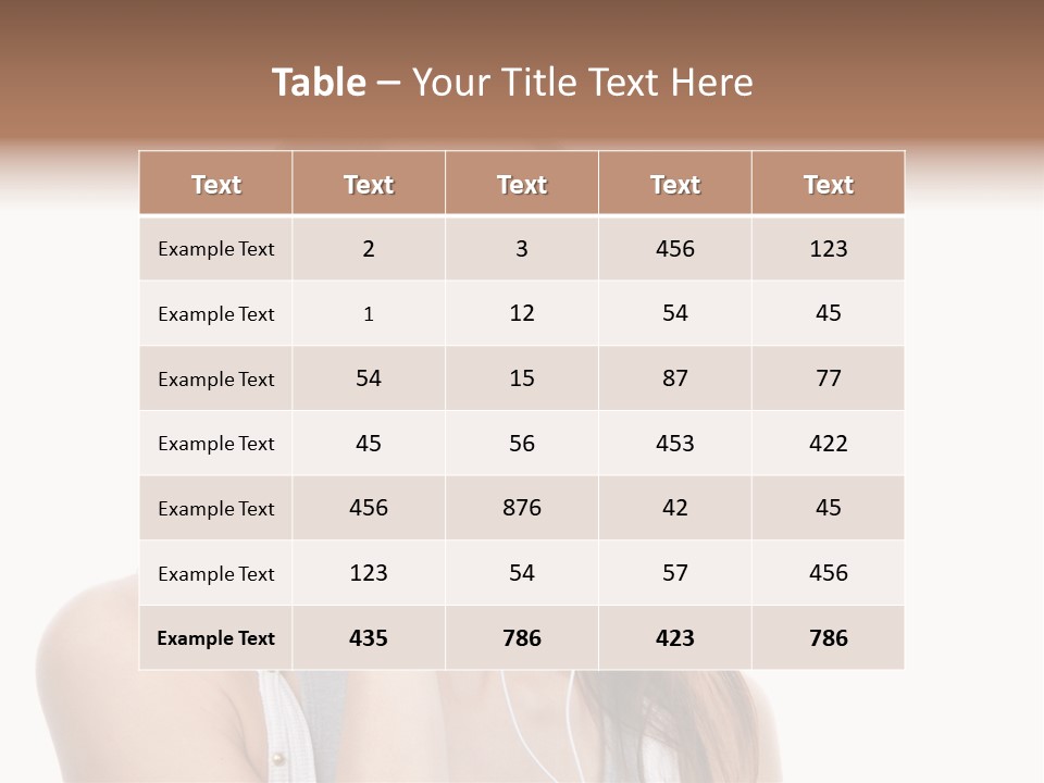 Isolated Eye Agent PowerPoint Template