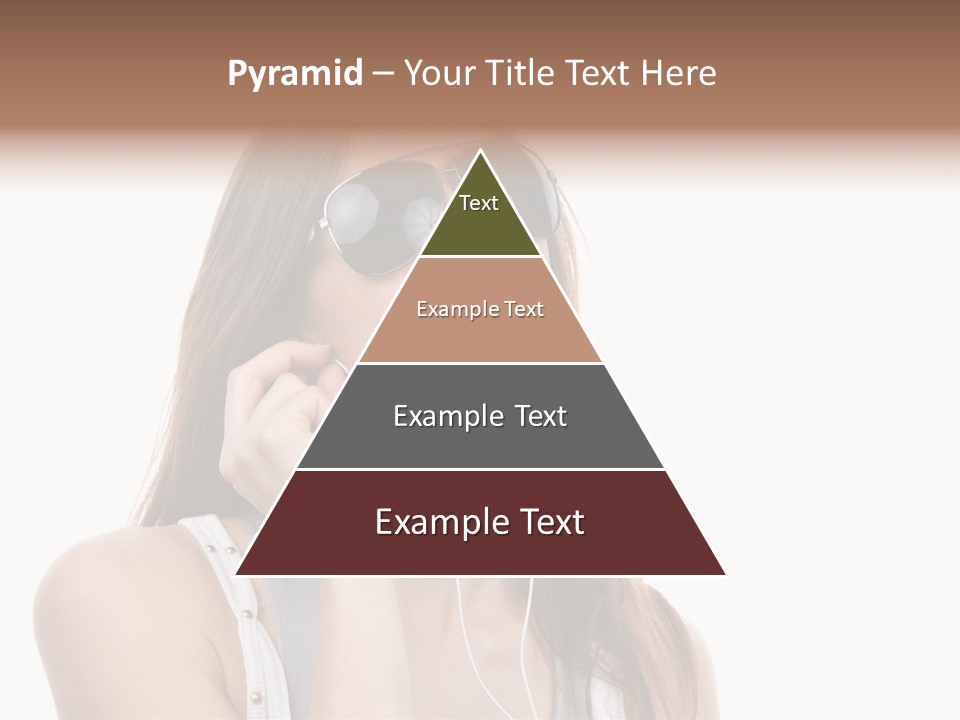 Isolated Eye Agent PowerPoint Template