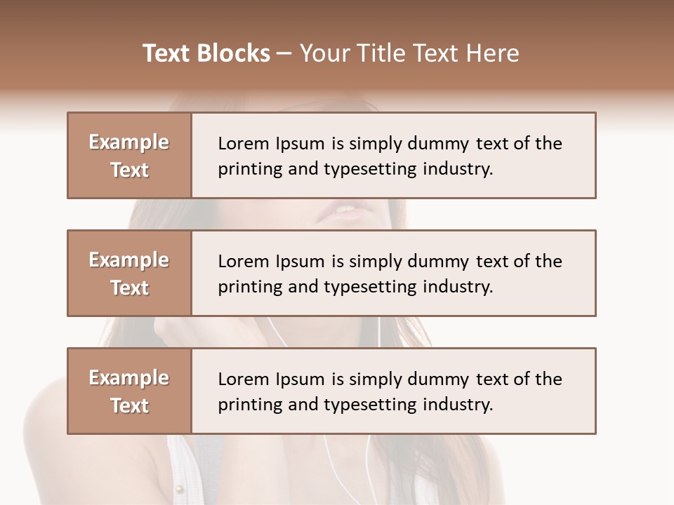 Isolated Eye Agent PowerPoint Template