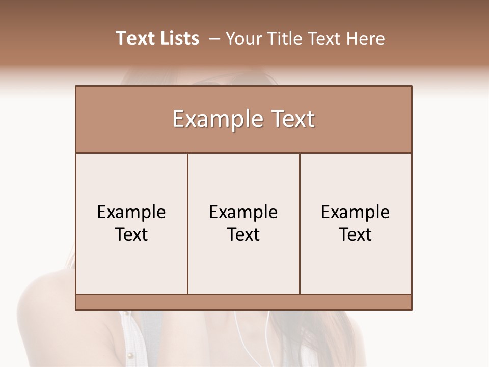 Isolated Eye Agent PowerPoint Template
