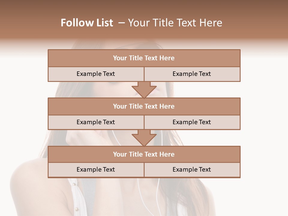 Isolated Eye Agent PowerPoint Template