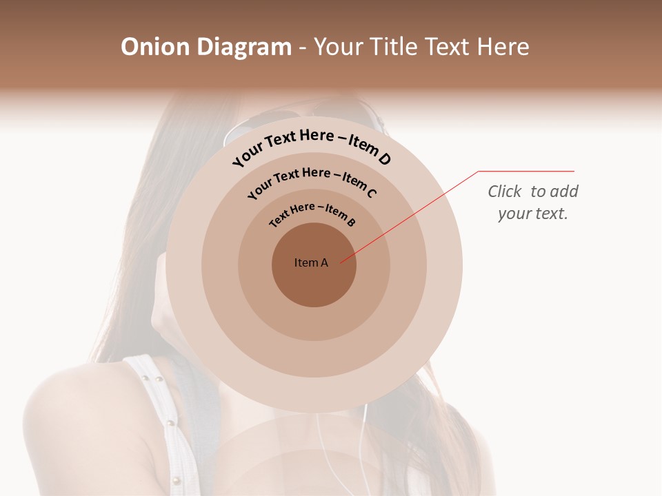 Isolated Eye Agent PowerPoint Template