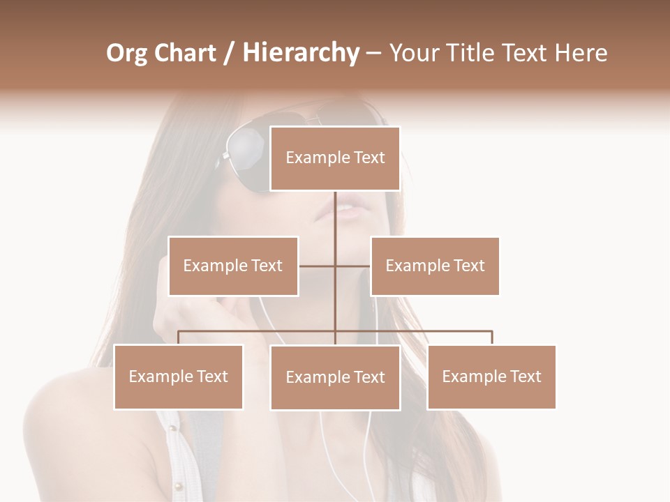 Isolated Eye Agent PowerPoint Template