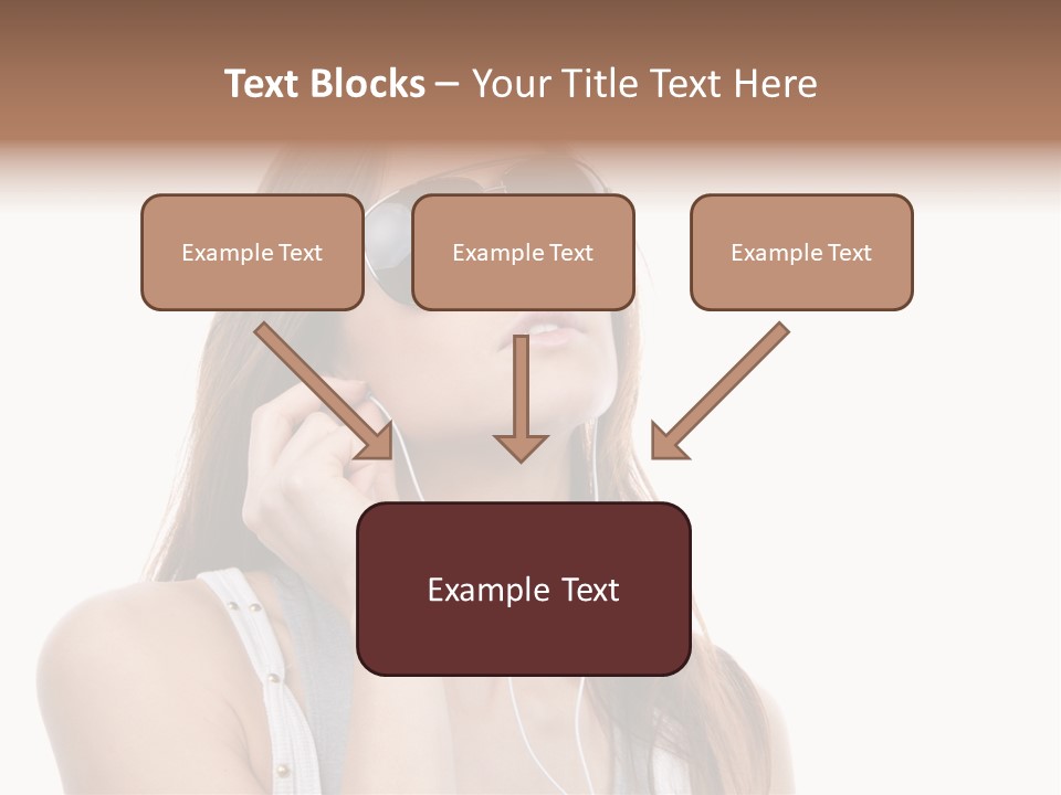 Isolated Eye Agent PowerPoint Template