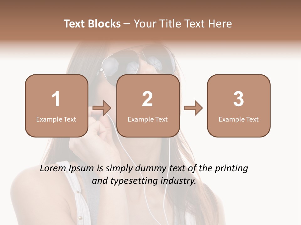 Isolated Eye Agent PowerPoint Template