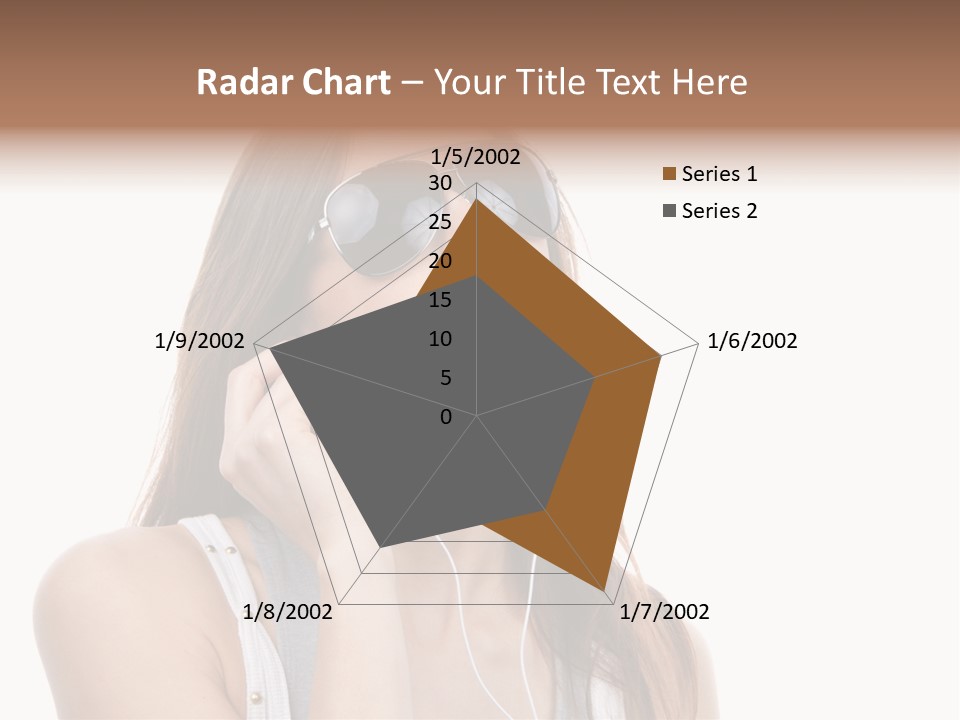 Isolated Eye Agent PowerPoint Template