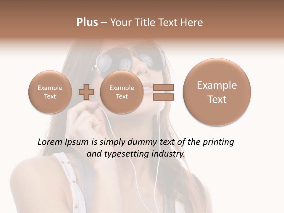 Isolated Eye Agent PowerPoint Template