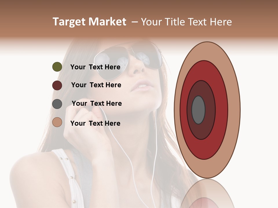 Isolated Eye Agent PowerPoint Template