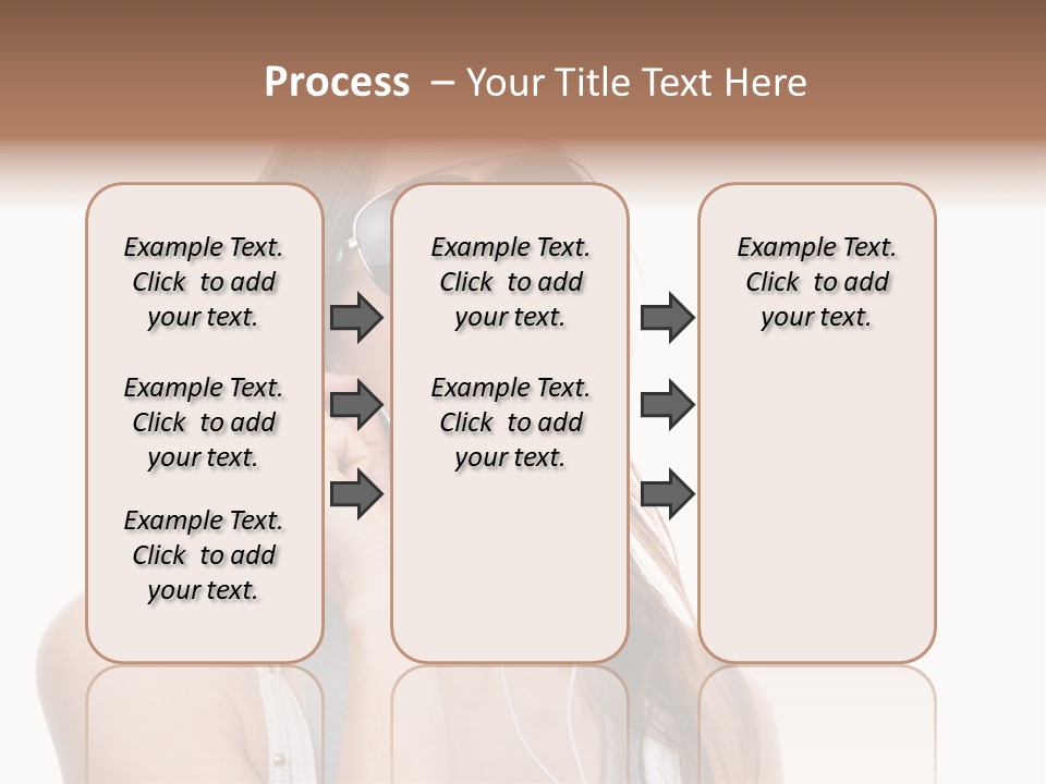 Isolated Eye Agent PowerPoint Template