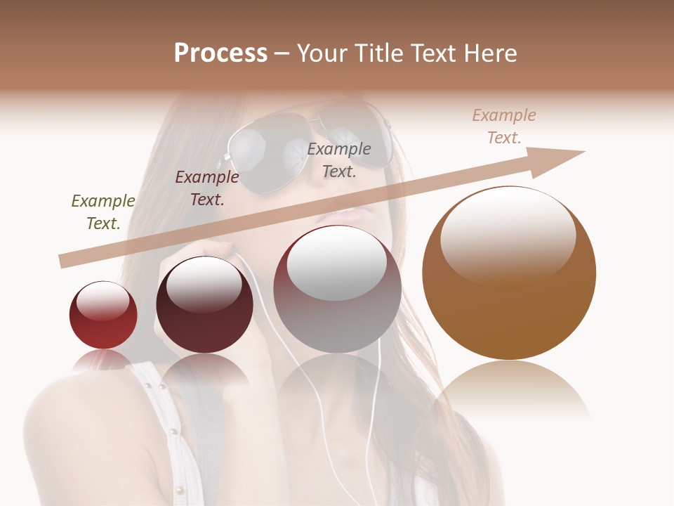 Isolated Eye Agent PowerPoint Template